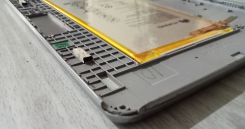 Carcasa Tapa Trasera Batería Huawei Qisags-l03 Mediapad T3 Plata (Usado)