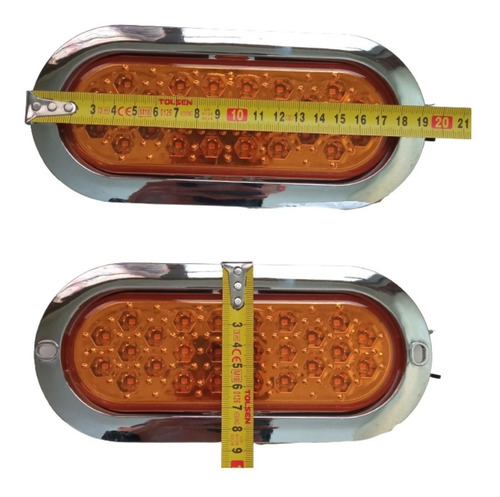 Micas 26 Led Para Camiones Autobuses Gruas Y Mas Con Strobo