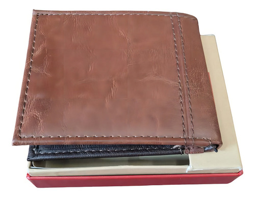 Monedero Levi S para hombre modelo 31lp220115, color marrón oscuro, diseño de tela suave