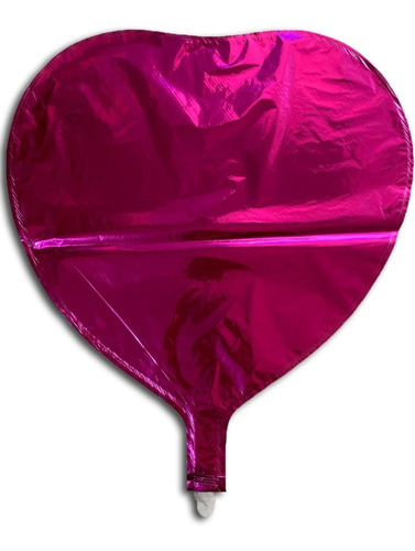 10 Globos Metalicos Corazon 45 Cm Helio