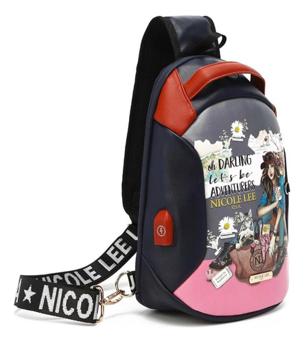 Mochila Cruzada Con Usb Journey Of Stephanie Nicole Lee