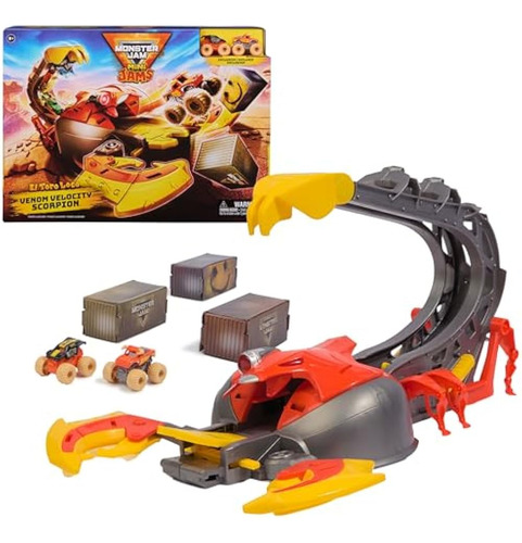 Set De Juego Monster Jam El Toro Loco Venom Velocity Scorpio