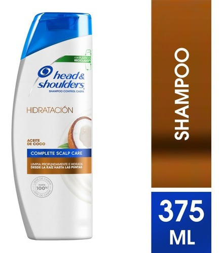 Shampoo Head&shoulders Control Caspa Hidratación Coco 375 Ml