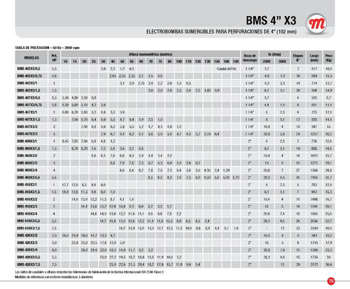 Bomba Sumergible Motorarg 1hp Trifásica 407