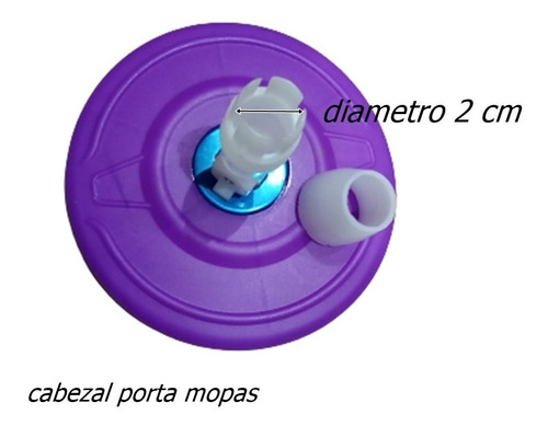 Imagen 1 de 7 de Cabezal Porta Mopas Para Centrifugas Giratoria Spin Mop 