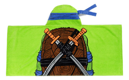 Toalla De Baño Tortugas Ninja Con Gorro P/niños*sk