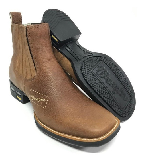 bota wrangler bico quadrado