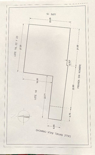 Imagen 5 de 6 de Terreno En Venta 789 M2 Santa Cruz Buenavista Cerca Zavaleta Y Recta A Cholula