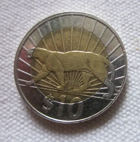 comprar Moneda Uruguay 10 Pesos 2011 Error