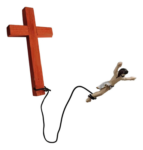 Bien Crucifijo De Jesús Cruz De Pared Bungee Crucifijo