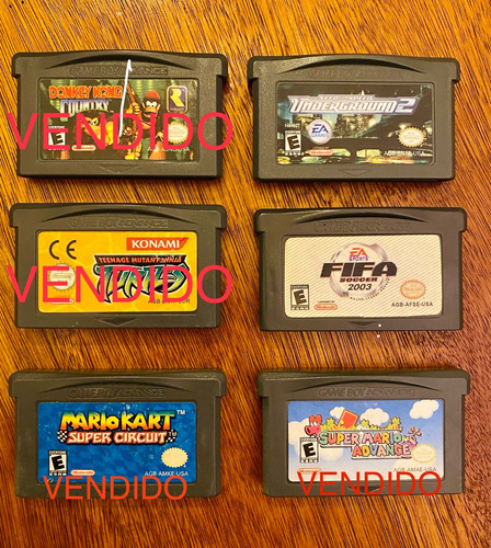 Juego Nintendo Gameboy Advance Sp Original Nintendo-unidad 