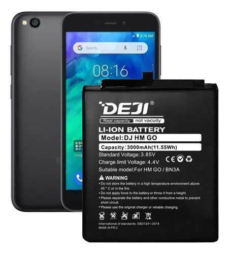 Bateria Compatible Xiaomi Redmi Go Bn3a 3000mah Marca Deji