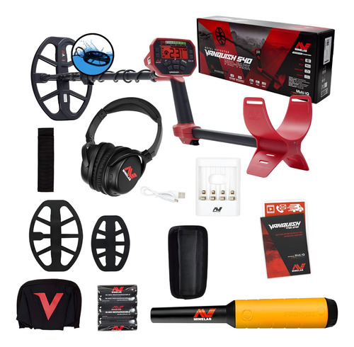 Detector De Metales Minelab Vanquish 540 Pro Pack 2bobinas