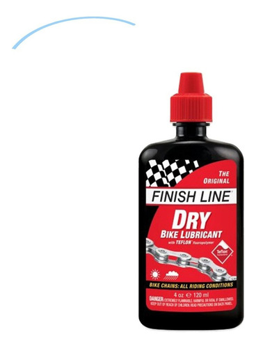 Óleo Lubrificante Finish Line Seco Teflon Dry Bike 120ml