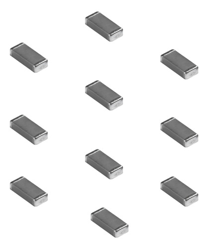 10 Pza Capacitor Cerámico Smd 470pf 1206 5% 1kv Dc