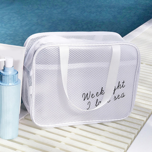 Cosmético Impermeable De Almacenamiento De Blanco S