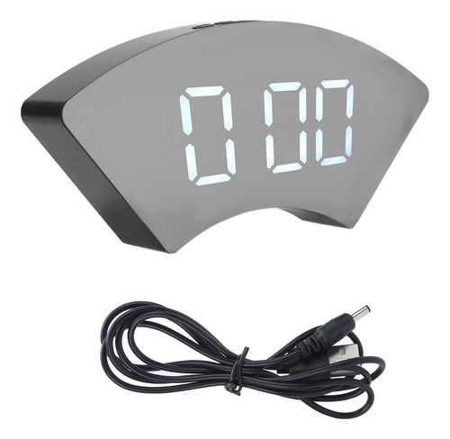 Reloj De Espejo Digital, Simple, Electrónico, Led, Usb, Alar