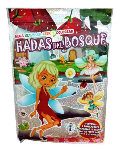 Libro Hadas Del Bosque. Col. Mega Set Para Leer Y Colorear