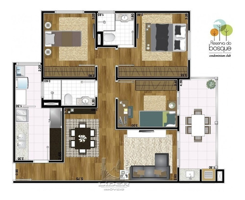 Imagem 4 de 13 de Apartamento Cobertura Reserva Do Bosque Brag Pta - Ap0465-1