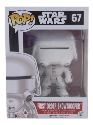 First Order Snowtrooper 67 Funko Pop Star Wars Ultimos Jedi