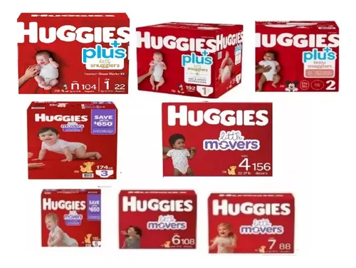 Pañales Bebe Huggies Little Movers Bulto