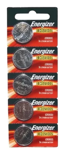 Energizer Pila de litio CR2032 de 3 V para moneda (paquete de 2)