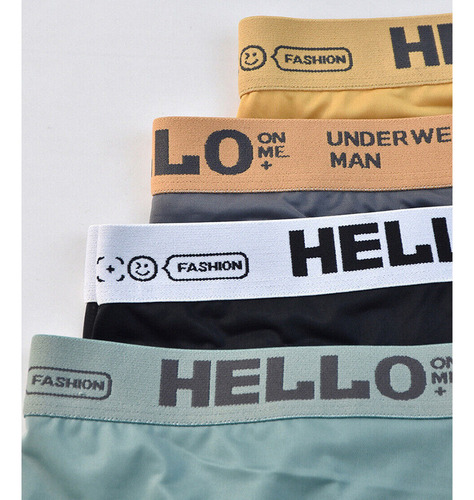 Set De 8 Calzoncillos De Malla Transpirable Para Hombre
