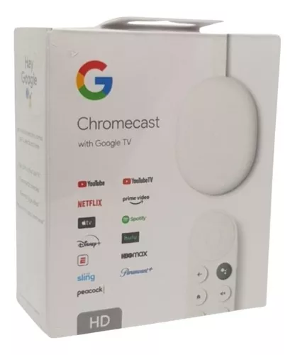 Google - Chromecast con Google TV (4K), Entretenimiento en streaming, en tu  TV y con búsqueda por