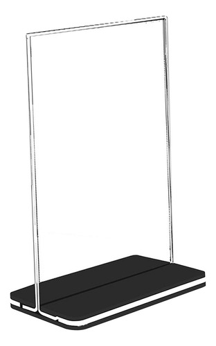 Suporte De Sinal Acrílico Mesa Expositor Suporte Panfleto,