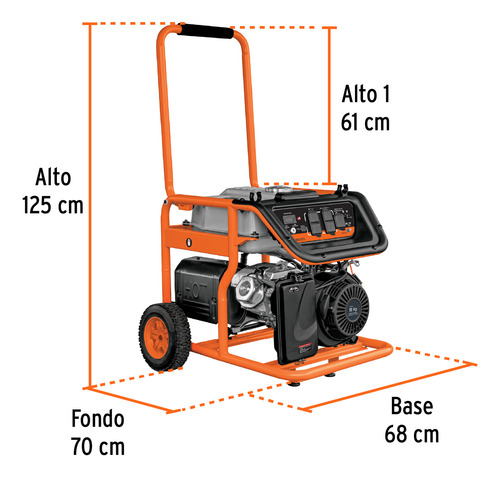 Generador Portátil 4.5 Kw Motor A Gasolina Truper 15343