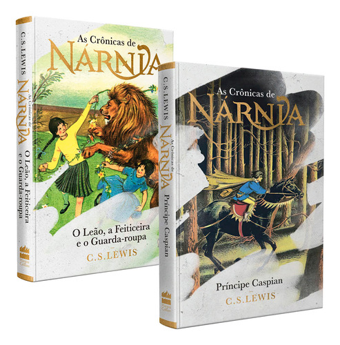 Kit As Crônicas De Nárnia - O Leão, A Feiticeira E O Guarda-roupa + Príncipe Caspian