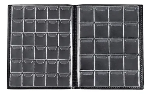 M.colección Álbum De Monedas 250 Bolsillos Modelo 60 Negro M.colección Álbum De Monedas 250 Bolsillos Modelo 60 Negro
