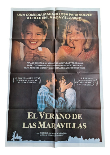 Poster Afiche Cine Original El Verano De Las Maravillas *