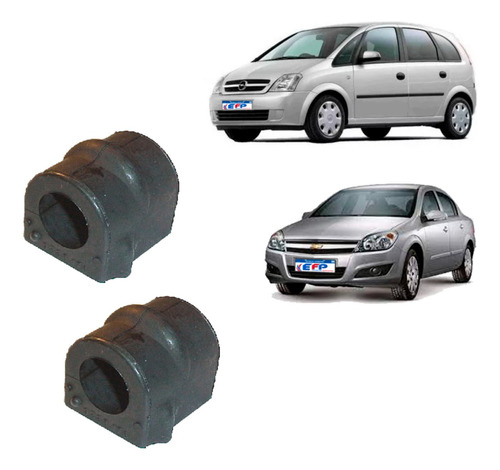 Kit Buje Barra Estab P/ Chevrolet Vectra Meriva 17.5 Mm 2u