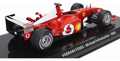 Ferrari F2002 # 1 F1 Michael Schumacher 2002 Escala 1/24