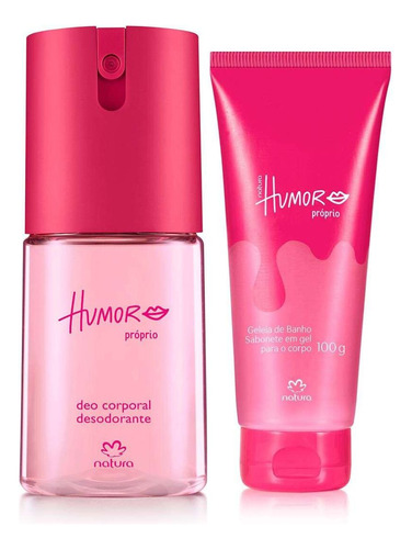 Kit Humor Próprio Feminino Deo Corporal + Sabonete Natura