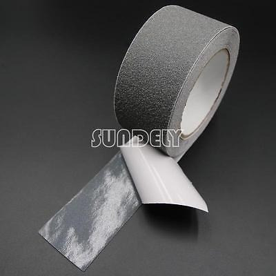 Imagen 2 de 4 de 3 Gris Anti Slip Cinta Agarre Adhesivo Pegajoso Respaldo Se