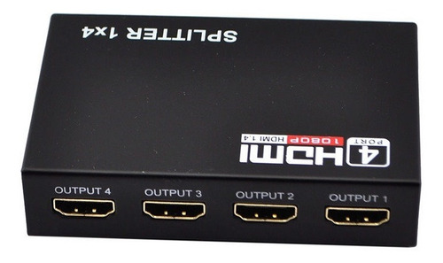 Imagen 1 de 8 de Divisor Splitter Hdmi 1 Entrada 4 Salidas 1080p 3d