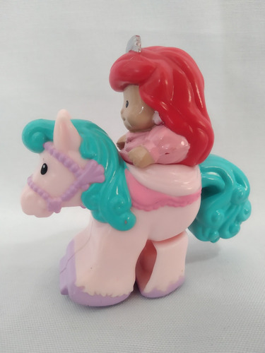 Sirenita Ariel En Caballito Little People Disney