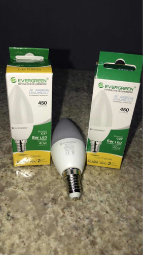 Imagen 2 de 7 de Bombillo Led E14 Tipo Velita