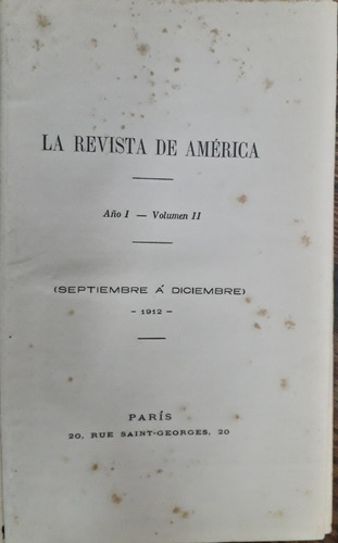 1990. La Revista De América -  Año 1 Volumen Ii