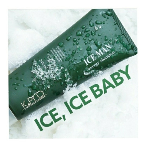 Kpro - Ice Man Shampoo 240ml - Refrescante- Original-c/ Nota