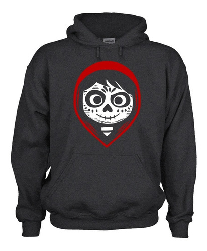 Sudadera Capucha Película Coco Cara De Miguel Disney M.1 Msi