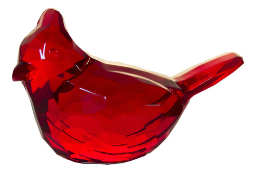 Ganz Figura Cardenal Acrlica Roja (acryx-02)