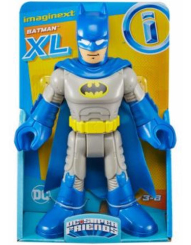 Imaginext Dc Super Friends, Figura Xl Batman Clásico 26 Cm