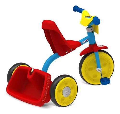 Motoca Infantil Azul e Vermelho com Pedal - CALESITA-953