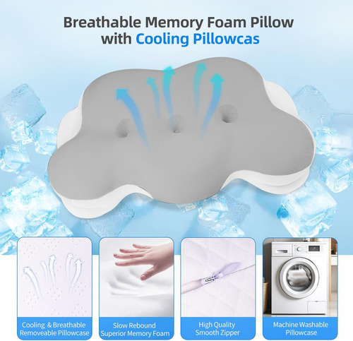 Cotiro Almohada Cervical Para Cuello ' Almohadas De Espuma V