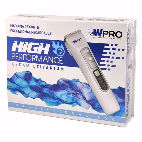 Maquina Recargable High Performance Ceramic Titanium Wpro