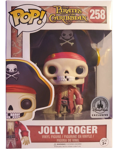 Funko Pop Disney Pirates Of The Caribbean Jolly Roger