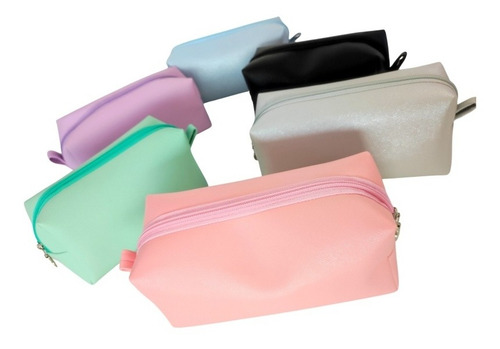 12 Cosmetiqueras Pastel Color Rosa